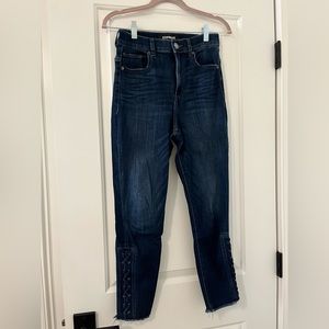 Express ankle skinny jeans